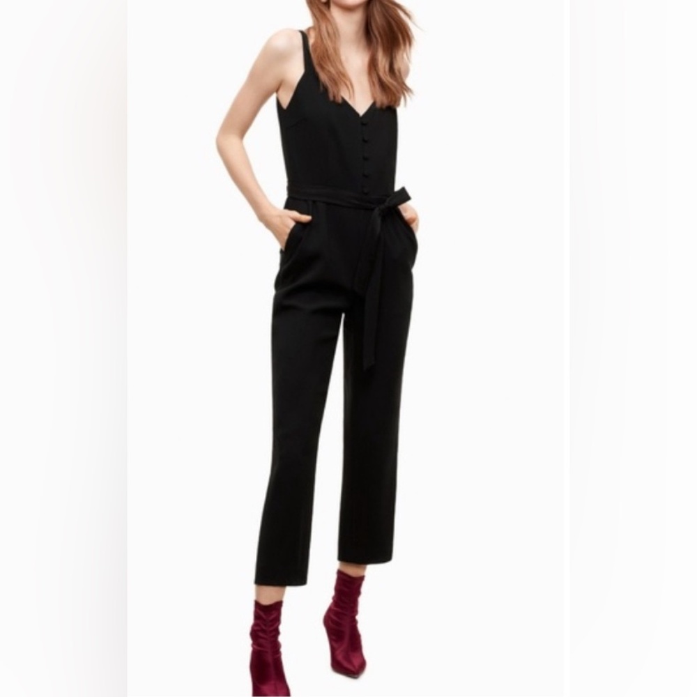 Aritzia Little Moon Petunia Jumpsuit Black size 0